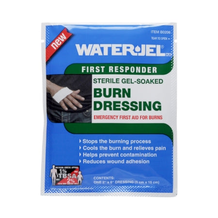 Hydrogel Burn Dressing Water-Jel® First Responder Sheet 2 X 6 Inch Rectangle Sterile