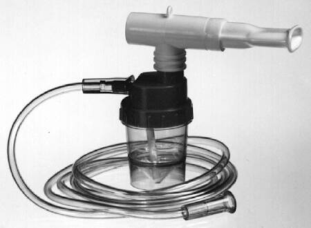 B & F Medical Handheld Nebulizer Kit Small Volume Medication Cup Universal Mouthpiece Delivery
