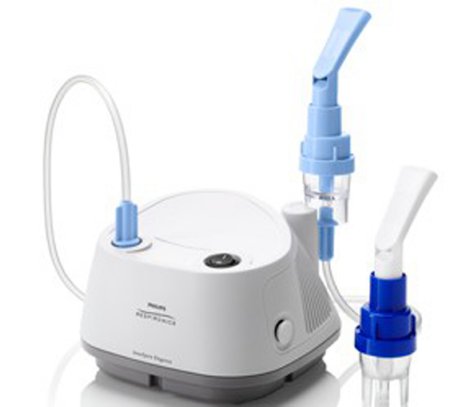 InnoSpire Elegance Compressor Nebulizer System Small Volume Medication Cup Universal Mouthpiece Delivery