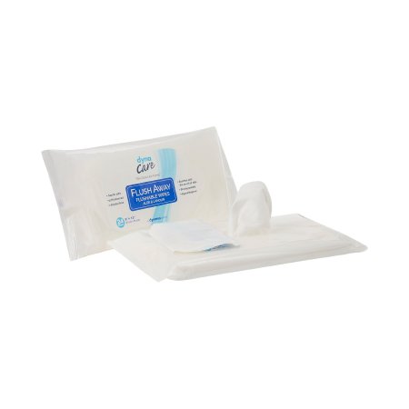 Flushable Personal Wipe Flush Away Adult Soft Pack Aloe / Lanolin Scented 24 Count