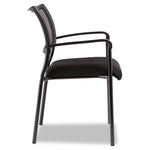 Alera Eikon Series Stacking Mesh Guest Chair, 20.86" x 24.01" x 33.07", Black Seat, Black Back, Black Base, 2/Carton