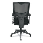 Alera Epoch Series Fabric Mesh Multifunction Chair, Supports Up to 275 lb, 17.63" to 22.44" Seat Height, Black