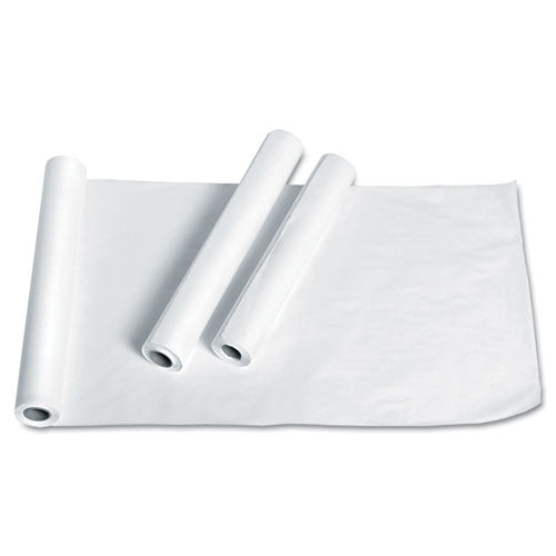 Exam Table Paper, Deluxe Smooth, 18" x 225 ft, White, 12 Rolls/Carton