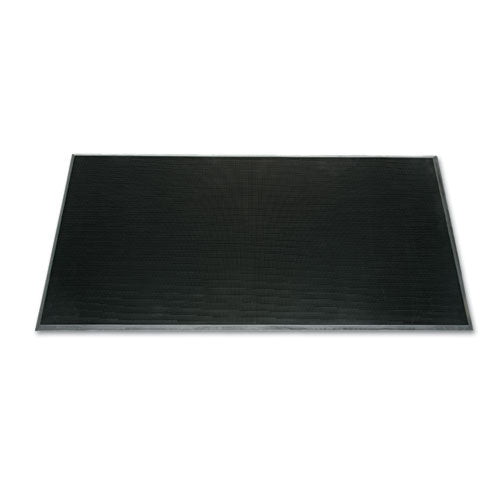 7220015826248, SKILCRAFT 3-Mat Entry System Scraper Mat, 36 x 72, Black