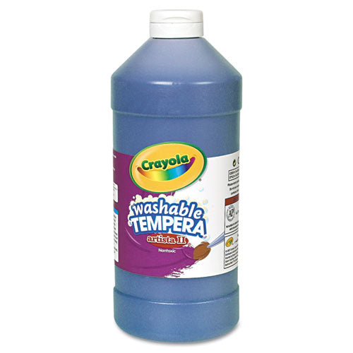 Artista II Washable Tempera Paint, Blue, 32 oz Bottle