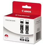 4530B007AA (PGI-225) Ink, Black, 2/Pack