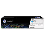 HP 126A, (CE311A) Cyan Original LaserJet Toner Cartridge