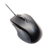 Pro Fit Wired Full-Size Mouse, USB 2.0, Right Hand Use, Black