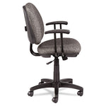 Alera Interval Series Swivel/Tilt Task Chair, Supports 275 lb, 18.11" to 23.22" Seat, Graphite Gray Seat/Back, Black Base