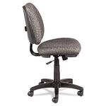 Alera Interval Series Swivel/Tilt Task Chair, Supports 275 lb, 18.11" to 23.22" Seat, Graphite Gray Seat/Back, Black Base