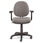 Alera Interval Series Swivel/Tilt Task Chair, Supports 275 lb, 18.11" to 23.22" Seat, Graphite Gray Seat/Back, Black Base