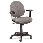 Alera Interval Series Swivel/Tilt Task Chair, Supports 275 lb, 18.11" to 23.22" Seat, Graphite Gray Seat/Back, Black Base