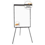 Dry Erase Board with Tripod Easel, 29 x 41, White Surface, Black Frame