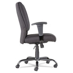 Big/Tall Swivel/Tilt Mid-Back Chair, Supports Up to 450 lb, 19.29" to 23.22" Seat Height, Black