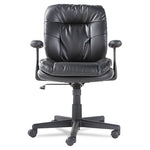 Executive Swivel/Tilt Chair, Supports Up to 250 lb, 16.93" to 20.67" Seat Height, Black