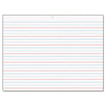 Multi-Sensory Handwriting Tablet, 5/8" Long Rule, 8 x 10.5, 40/Pad