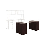 Voi Support Pedestal, Left or Right, 3-Drawers: Box/Box/File, Legal/Letter, Mahogany, 16" x 30" x 28.5"