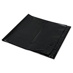 Low-Density Can Liners, 56 gal, 1.6 mil, 43" x 47", Black, 100/Carton