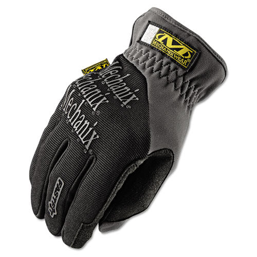 FastFit Work Gloves, Black, X-Large