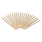 Round Wood Toothpicks, 2.5", Natural, 800/Box, 24 Boxes/Case, 5 Cases/Carton, 96,000 Toothpicks/Carton