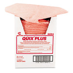 Quix Plus Cleaning and Sanitizing Towels, 13.5 x 20, Pink, 72/Carton