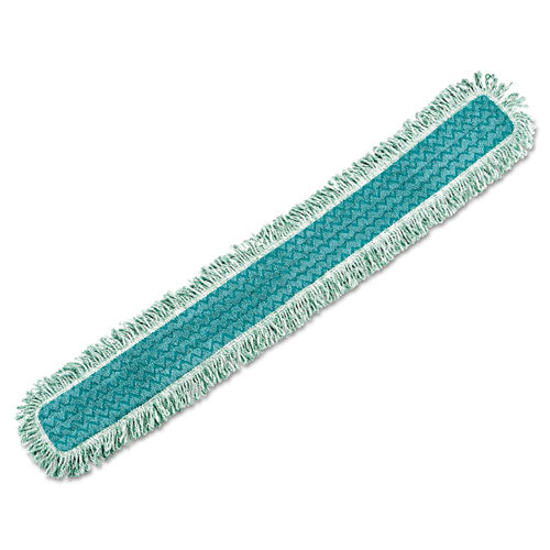 HYGEN Dust Mop Heads With Fringe, Green, 48", Microfiber