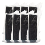 PresentaBowls Pro Black Square Bowls, 12 oz, 5 x 5 x 2, Black, Plastic, 63/Bag, 8 Bags/Carton