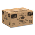 PresentaBowls Pro Black Square Bowls, 12 oz, 5 x 5 x 2, Black, Plastic, 63/Bag, 8 Bags/Carton