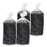 PresentaBowls Pro Black Square Bowls, 24 oz, 8.5 x 8.5 x 1.8, Plastic, 63/Bag, 4 Bags/Carton