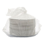Vented Paper Finger-Pull Lids, Fits 53 oz Buckets, White, 600/Carton