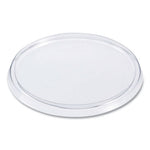 Non-Vented Cup Lids. Fits 10 oz to 14 oz Foam Cups, 6 oz to 8 oz Food Containers, 6 oz Bowls; Clear, 1,000/Carton