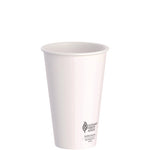 Thermoguard Insulated Paper Hot Cups, 16 oz, White Sustainable Forest Print, 30/Pack