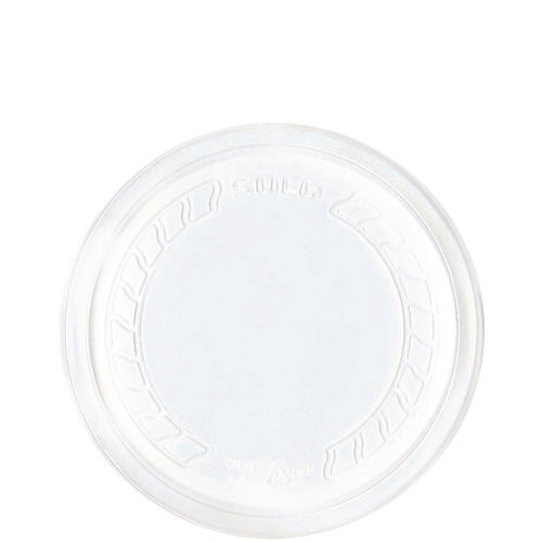 Conex Deli Container Lid, Clear, Plastic, 500/Carton