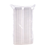 ClearSeal Hinged-Lid Plastic Containers, 5.8 x 6 x 3, Clear, Plastic, 125/Pack, 4 Packs/Carton