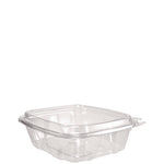 ClearPac SafeSeal Tamper-Resistant/Evident Containers, Domed Lid, 24 oz, 6.4 x 2.3 x 7.1, Clear, Plastic, 100/Bag, 2 Bags/CT