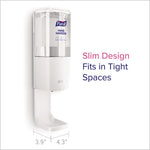 ES10 Automatic Hand Sanitizer Dispenser, 4.33 x 3.96 x 10.31, White