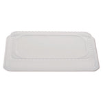 Plastic Dome Lids, Fits Oblong Pans 2061/2062, 8.25 x 5.88, Clear, 500/Carton