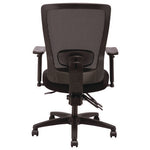 Alera Envy Series Mesh Mid-Back Multifunction Chair, Supports Up to 250 lb, 17" to 21.5" Seat Height, Black