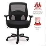 Alera Faseny Series Big and Tall Manager Chair, Supports Up to 400 lbs, 17.48" to 21.73" Seat Height, Black Seat/Back/Base