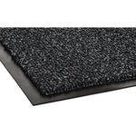 Cross-Over Indoor/Outdoor Wiper/Scraper Mat, Olefin/Poly, 36 x 60, Gray