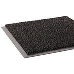 Dust-Star Microfiber Wiper Mat, 48 x 72, Charcoal