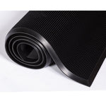 Mat-A-Dor Entrance/Antifatigue Mat, Rubber, 36 x 72, Black