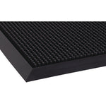 Mat-A-Dor Entrance/Antifatigue Mat, Rubber, 36 x 72, Black