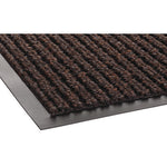 Needle Rib Wipe and Scrape Mat, Polypropylene, 36 x 60, Brown