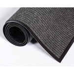 Needle Rib Wipe and Scrape Mat, Polypropylene, 36 x 120, Gray