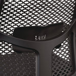 Ignition 2.0 ReActiv Mid-Back Task Chair, 17.25" to 21.75" Seat Height, Basalt Vinyl Seat, Charcoal Back, Black Base