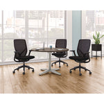 Flexion Mesh Back Task Chair, Supports Up to 300lb, 14.81" to 19.7" Seat Height, Black Seat/Back/Base