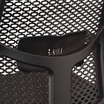 Ignition 2.0 ReActiv Low-Back Task Stool, 22.88" to 31.75" Seat Height, Elysian Seat, Charcoal Back, Black Base