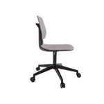 Commute Task Chair, Supports Up to 275 lbs, 18.25" to 22.25" Seat Height, Gray Seat, Gray Back, Black Base