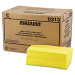 Masslinn Dust Cloths, 1-Ply, 16 x 24, Unscented, Yellow, 50/Pack, 8 Packs/Carton